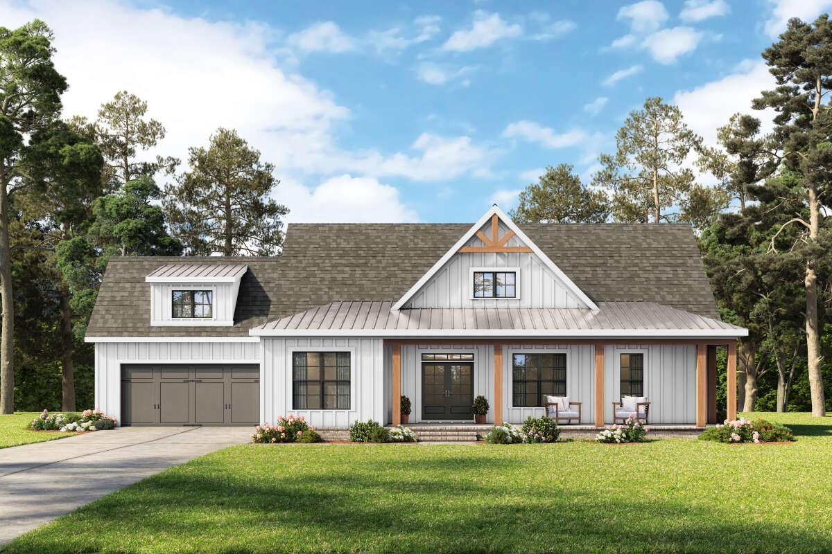 Modern Farmhouse Plan 009-00483