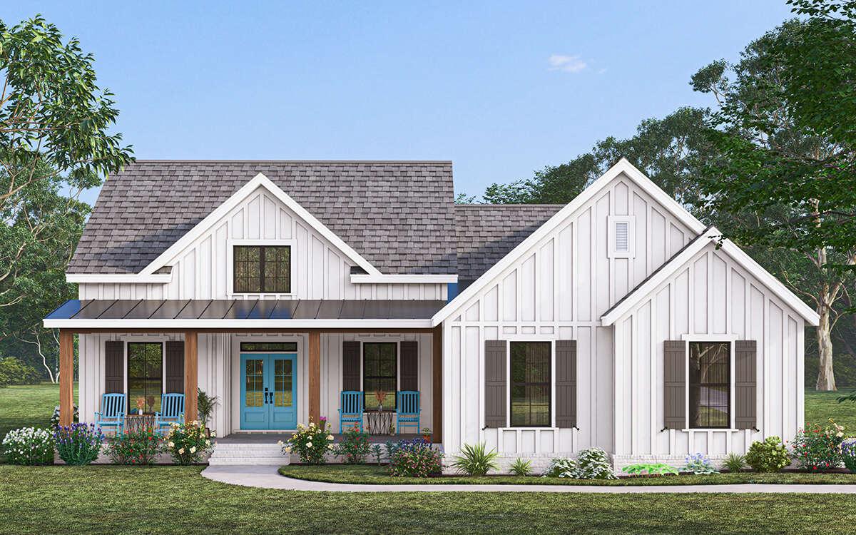 Modern Farmhouse Plan 009-00397